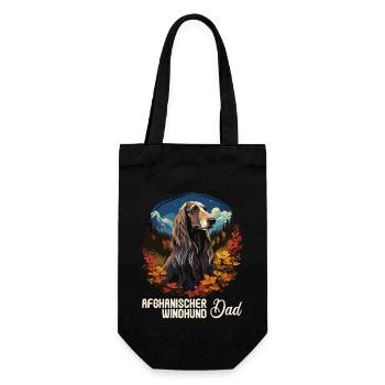 Dog Afghan Hound - Gift Bag for Bottles - black - Front