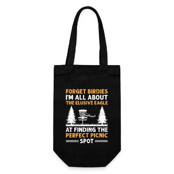 Disc Golf Player Disc Golfer Frisbee Player Par Pu - Sac à bouteille - noir - Devant