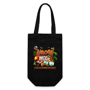 Groupe de vacances des travailleurs sociaux #Socialworkersquad - Sac à bouteille - noir - Devant