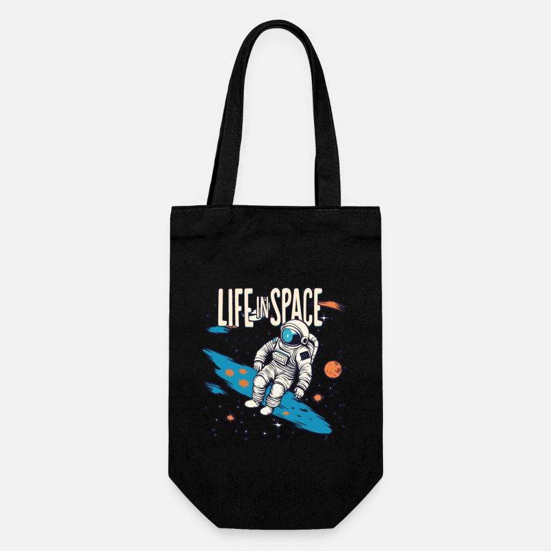 LA VIE DANS L’ESPACE - Sac à bouteille - noir