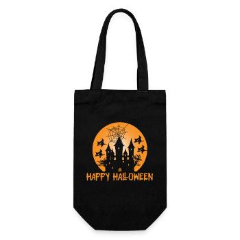 Joyeux Halloween - Mysterious Castle & Witches Zaub - Sac à bouteille - noir - Devant