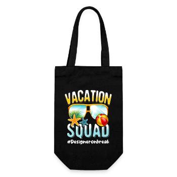 Designer Vacation Squad #Designeronbreak - Geschenkbeutel für Flaschen - Schwarz - Vorne