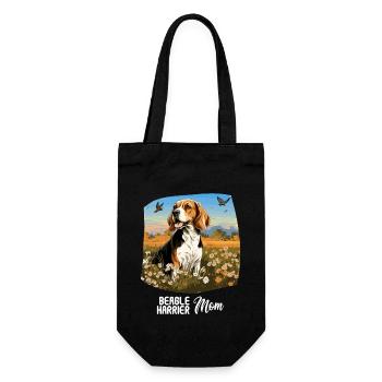 Dog Beagle Harrier - Gift Bag for Bottles - black - Front