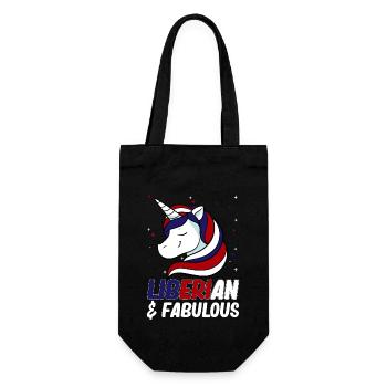 Drapeau du Libéria Libériens - Sac à bouteille - noir - Devant