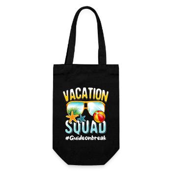 Reiseführer Vacation Squad #Guideonbreak - Geschenkbeutel für Flaschen - Schwarz - Vorne