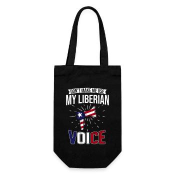 Drapeau du Libéria Libériens - Sac à bouteille - noir - Devant