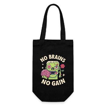 Zombies Zombie Halloween Zombie Kostüm - Geschenkbeutel für Flaschen - Schwarz - Vorne