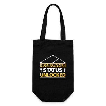 Nouveau propriétaire Propriétaire d’une maison Propriétaire d’une maison - Sac à bouteille - noir - Devant