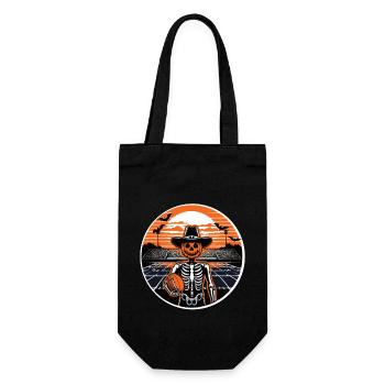 Joueur de football américain d’Halloween - Sac à bouteille - noir - Devant
