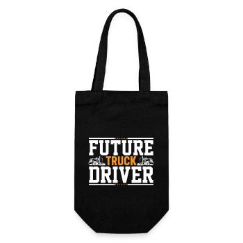 Future Truck Driver - Gift Bag for Bottles - black - Front