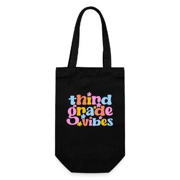 Troisième année Vibes Troisième année Équipe Rétro 100 - Sac à bouteille - noir - Devant