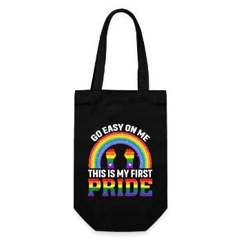 Don't be so me, that's my pride - Gift Bag for Bottles - black - Front