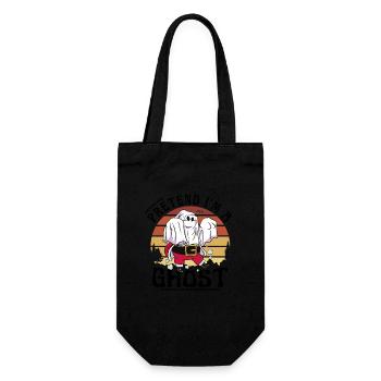 En raison de l’inflation, faites comme si j’étais un fantôme. Halloween - Sac à bouteille - noir - Devant