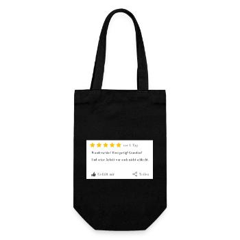 Wunderschön! Und seine Arbeit war auch OK ;) - Geschenkbeutel für Flaschen - Schwarz - Vorne