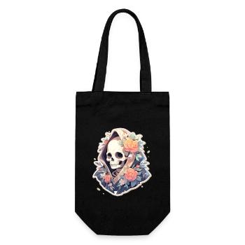 Crâne de squelette Crâne Crâne Crâne - Sac à bouteille - noir - Devant