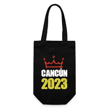 Cancun 2023 - Geschenkbeutel für Flaschen - Schwarz - Vorne