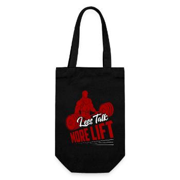Moins de discussions Plus de soulèvement de poids Entraînement d’entraînement - Sac à bouteille - noir - Devant
