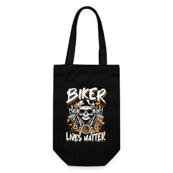 La vie des motards compte - Sac à bouteille - noir - Devant