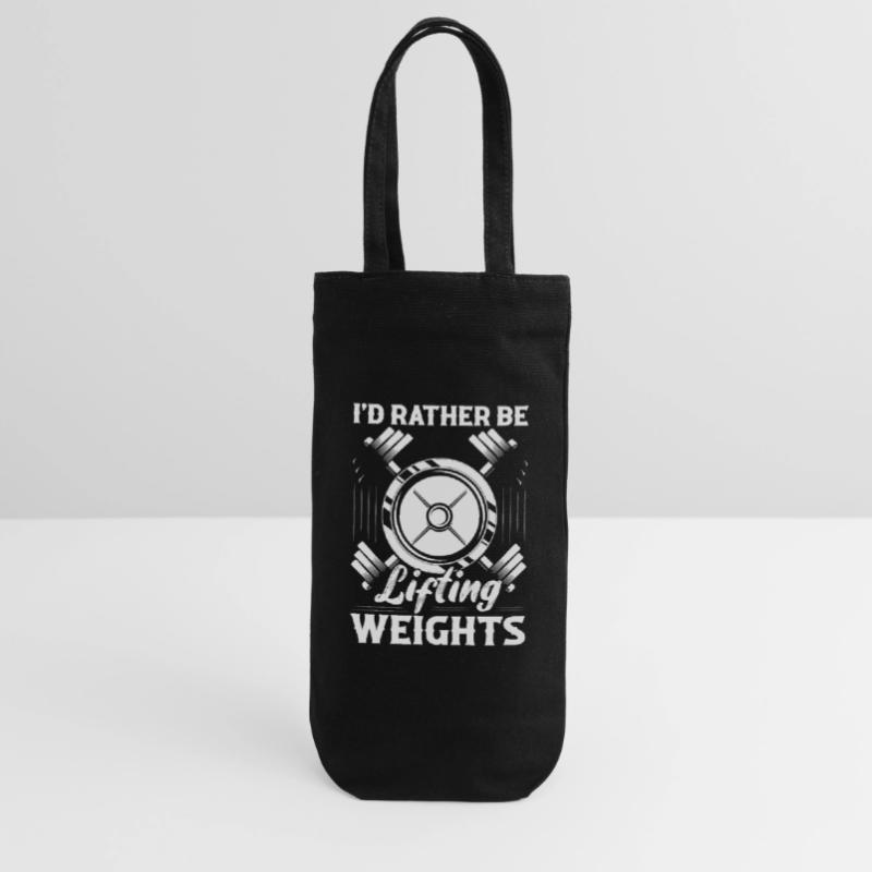 Lifting Weights Workout Training Weight Lifting Gift Bag for Bottles