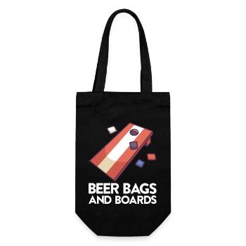 Jeu de Cornhole Tenue de trou de maïs avec Cornhole - Sac à bouteille - noir - Devant