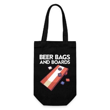 Jeu de Cornhole Tenue de trou de maïs avec Cornhole - Sac à bouteille - noir - Devant