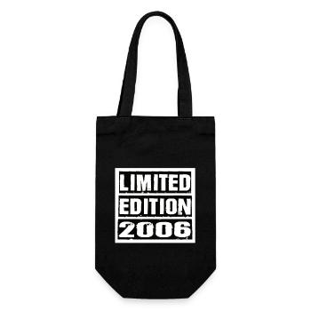 Limited Edition 2005 Geburtstag 2005 Vintage Retro - Geschenkbeutel für Flaschen - Schwarz - Vorne