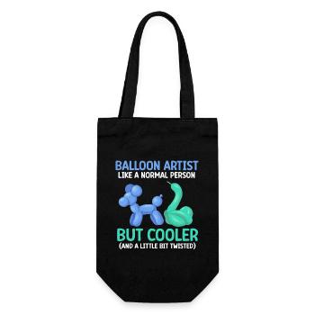 Balloon Animal Party Balloon Artist - Gift Bag for Bottles - black - Front