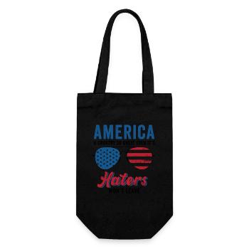 L’Amérique Un pays si grand Patriotique américain - Sac à bouteille - noir - Devant