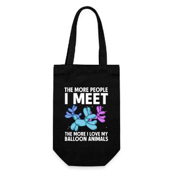 Balloon Animal Party Balloon Artist - Gift Bag for Bottles - black - Front