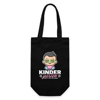 Kindergarten isn ́t for the Weak - Gift Bag for Bottles - black - Front