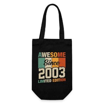 Millésime Anniversaire 20/21 ans - Sac à bouteille - noir - Devant