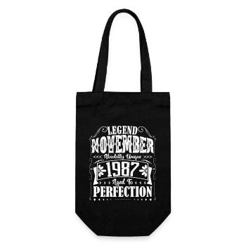 Novembre 1987. Cadeau d'Anniversaire novembre 1987 - Sac à bouteille - noir - Devant