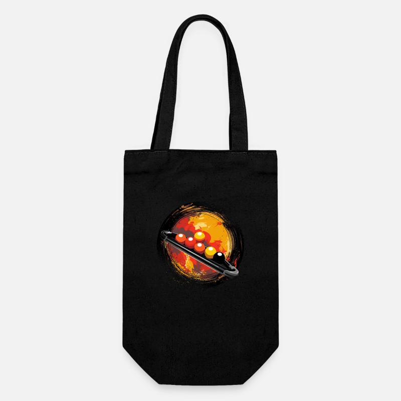 Snooker game Snooker table Snooker balls Vintage - Gift Bag for Bottles - black