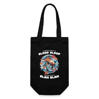 Koi Fish Koi Carp Koi Garden Pond Funny - Gift Bag for Bottles - black - Front