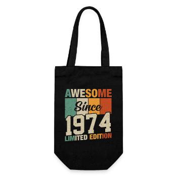 Légendaire Né en 1974 - Sac à bouteille - noir - Devant