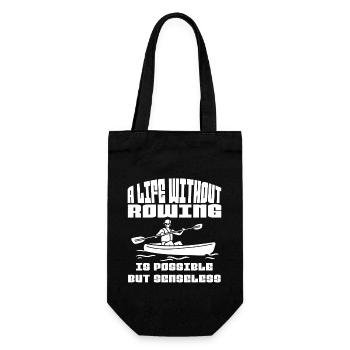 Rowing Rowing Team Rowing Rowing Club Rowing - Gift Bag for Bottles - black - Front