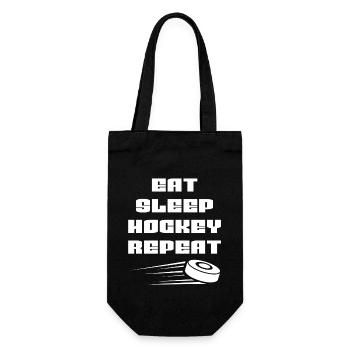 Joueur de hockey sur glace Fan de hockey Équipe de hockey sur glace Hockey sur glace - Sac à bouteille - noir - Devant