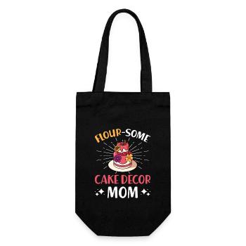 Cake Artist Cake Decorator Decorator B - Gift Bag for Bottles - black - Front