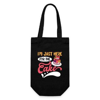 Cake Artist Cake Decorator Decorator B - Gift Bag for Bottles - black - Front