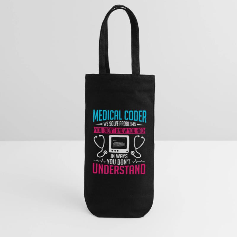 Medical Coder Coding Specialist Gift Bag for Bottles