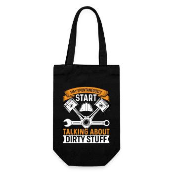 peut spontanément commencer à parler de choses sales. - Sac à bouteille - noir - Devant
