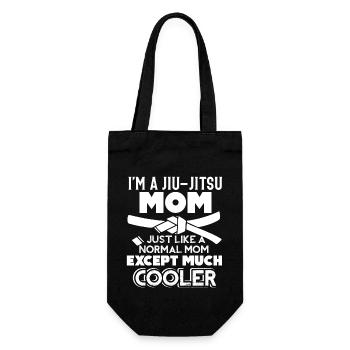 Jiu Jitsu I'm A Jiu Jitsu Mom - Gift Bag for Bottles - black - Front