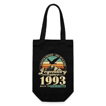 Legendary Since 1993 Vintage Birthday Gift - Gift Bag for Bottles - black - Front