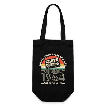 1954 - Vintage Legend - Gift Bag for Bottles - black - Front
