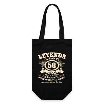 Legend 58th Birthday: Vintage 1964 Gift! - Gift Bag for Bottles - black - Front