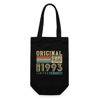 Original né 1993 Vintage cadeau d’anniversaire - Sac à bouteille - noir - Devant