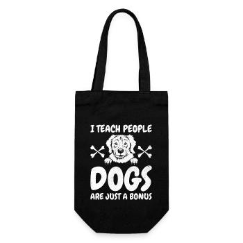 Dog Trainer Dog Training Training Dogs Pet Care Pr - Gift Bag for Bottles - black - Front