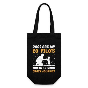 Dog Trainer Dog Training Training Dogs Pet Care Pr - Gift Bag for Bottles - black - Front