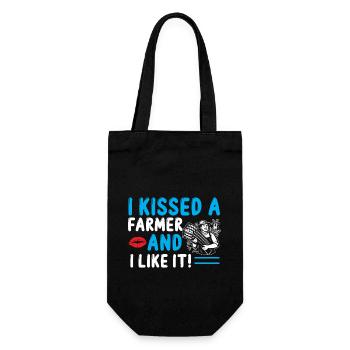 J’ai embrassé un agriculteur et j’aime ça ! - Sac à bouteille - noir - Devant