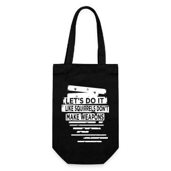 peace symbol disarmament funky heart family love - Gift Bag for Bottles - black - Front